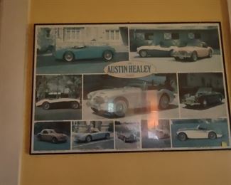 Austin Healey poster