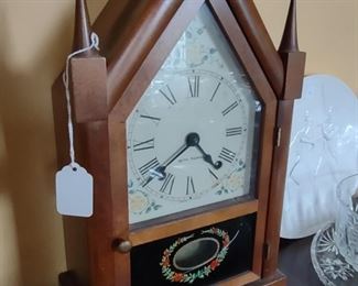 Seth Thomas steeple mantle clock with key