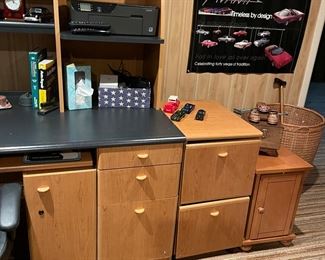 Office desk components