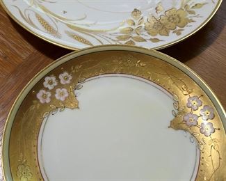 Pickard China Co. platter and 5 plates.