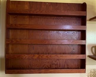 Hand-built spice rack.