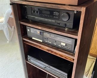 Just needs your music!  Comes with two speakers.