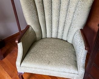 Gorgeous, elegant wingback chair in great shape!