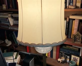 Bronze Lamp w/ Marble Base $65