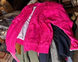 Vintage Clothes - 80s Pink Windbreaker $25