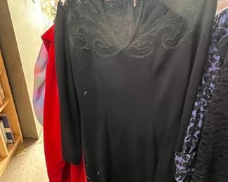 Black Evening Gown c. 1985 $40