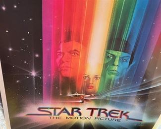 Star Trek The Motion Picture Original 1979 Poster Kept in Tube $100