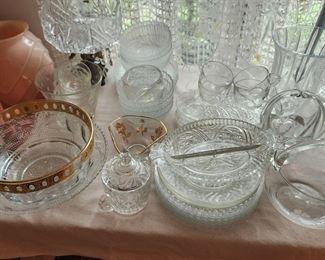 crystal and glassware