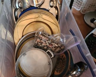 serving pieces and chargers