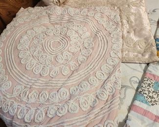 Chenille spreads - for cutting or repair only - it has damage but is simply too spectacular to let it go.