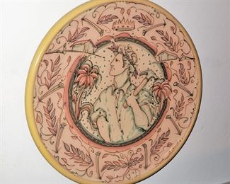 Antique hand-painted plate