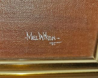 Mel Wiken painting