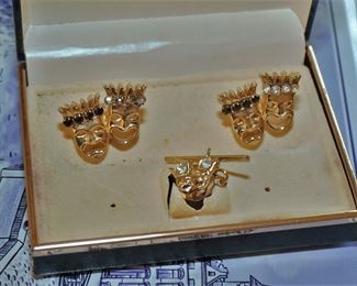 Vintage Swank theater cufflink set