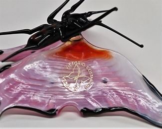Vittorio Costantini hand-blown Venetian glass insects