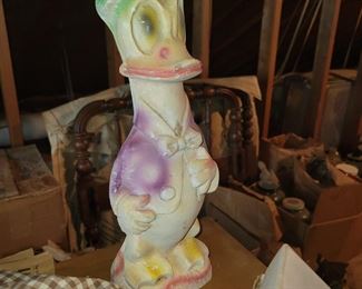 Donald Duck chalkware