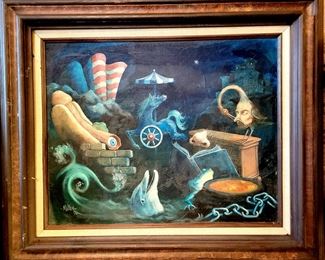 Mel Wiken original on canvas