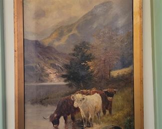 William Langley (British, 1852 - 1922) oil on canvas