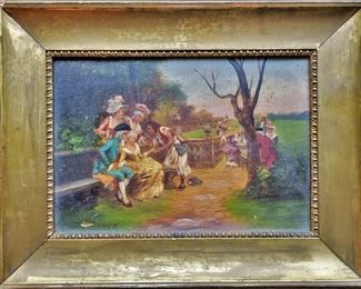 Antonio Lonza painting