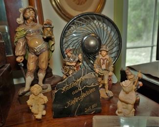 Carved wood figurines