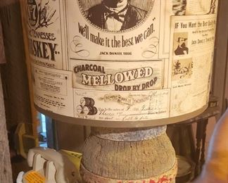 Jack Daniel's inspired lamp