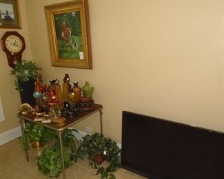 Art, decor and a large television