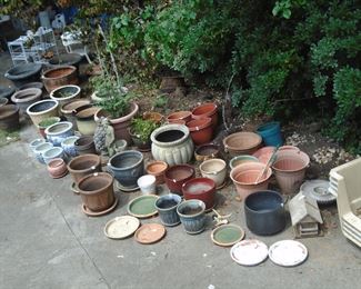 Tons of flower pots