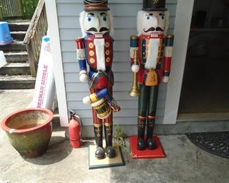 Huge nutcrackers (one needs repair)