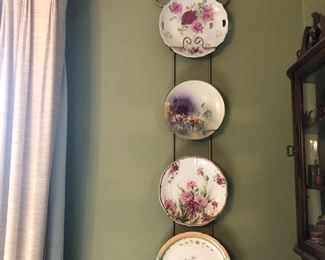 Old Floral Plates