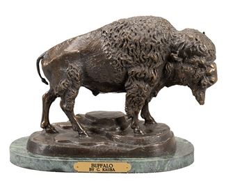 Carl Kauba, Buffalo , bronze recast