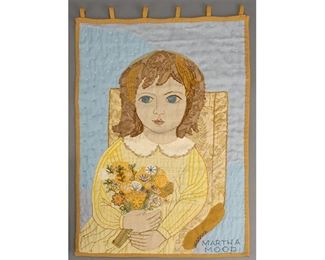 Martha Mood, Textile Portrait,ca. 1960s