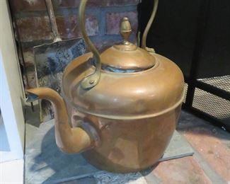 Vintage Hazaz Freres copper teapot