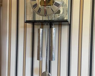M.C.M. Howard Miller 8 Day wall clock with Chimes designed by Arthur Umanoff