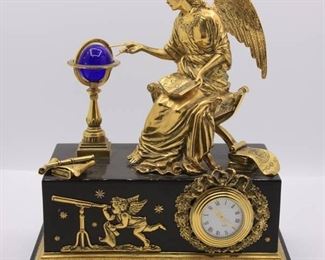 Franklin Mint Angel of the New Age Mantel Clock