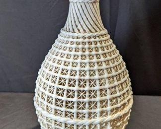 Intricate Porcelain Openwork Vase