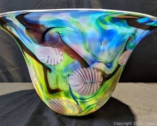 Magnificent Murano Art Glass Bowl