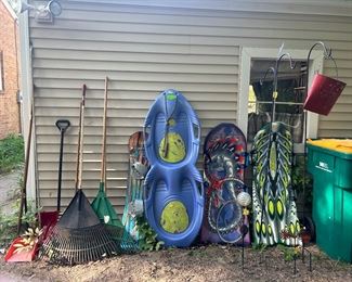Yard Items and Sleds
