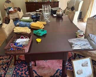 Antique Two Part Dining Table, Ca. 1840