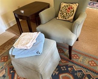 Nice armchair with ottoman 
