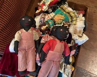 Old Folk Art Dolls and other
