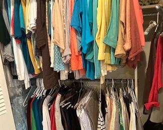 Ladies and Men's clothes, various sizes