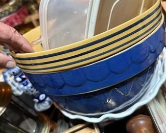 Nice old stoneware bowls