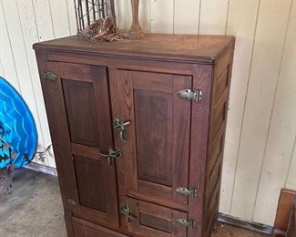 fine oak ice box