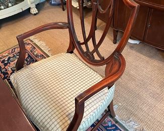 Sheild back dining chairs