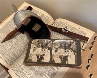 stereoscope and cards