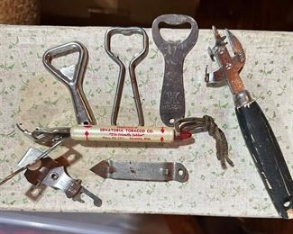 Old can bottle openers