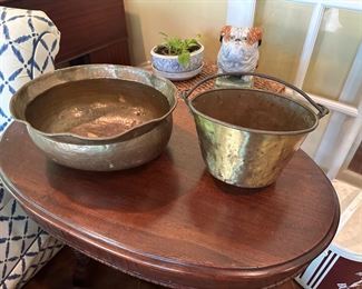 brass buckets