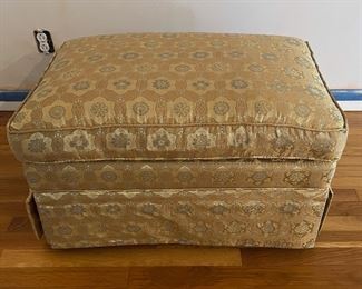 NOW $ 50
Silk Upholstered Ottoman 

THURSDAY IS THE LAST DAY
THURSDAY IS DISCOUNT DAY
NOW  $50 