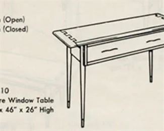 PICTURE WINDOW TABLE 