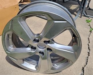 Set of four rims. Came off a 2021 Toyota Rav4 Hybrid, great condition $400. See additional pictures
