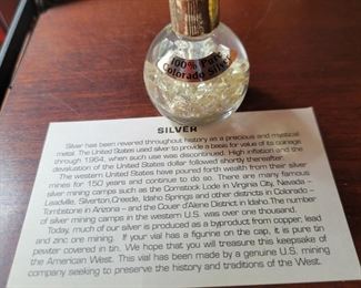 Small Jar with Silver Flakes Train top $8